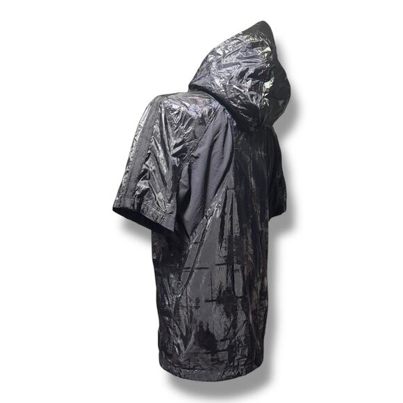 Under Armour Fitted Heat Gear Perpetual Short Sleeve Hooded Jacket Black Medium - Picture 7 of 12